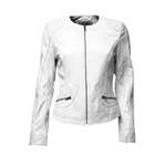 Lederjacken & Kunstlederjacke von Zimmert Leather, in der Farbe Weiss, andere Perspektive, Vorschaubild