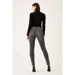 High Waist Jeans von Garcia, in der Farbe Schwarz, aus Polyester, andere Perspektive, Vorschaubild