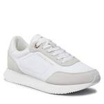 Plateau Sneaker von Tommy Hilfiger, in der Farbe Weiss, aus Textil, andere Perspektive, Vorschaubild