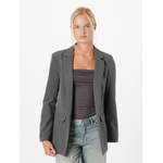 Longblazer von Pieces, in der Farbe Grau, aus Polyester, andere Perspektive, Vorschaubild