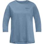 Funktionsshirt von Jack Wolfskin, in der Farbe Blau, aus Polyester, andere Perspektive, Vorschaubild