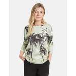 Rundhalsshirt von Gerry Weber, in der Farbe Beige, aus Material-mix, Vorschaubild