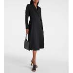 Trenchcoat von Max Mara, in der Farbe Schwarz, aus Mohair, andere Perspektive, Vorschaubild