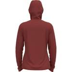 Hoodie von Odlo, in der Farbe Rot, aus Polyester, andere Perspektive, Vorschaubild