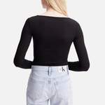 Body von Calvin Klein Jeans, in der Farbe Schwarz, aus Polyester, andere Perspektive, Vorschaubild