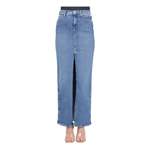 Maxirock von Calvin Klein Jeans, in der Farbe Blau, aus Baumwolle, Vorschaubild