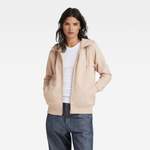 Sweatjacke von G-Star Raw, in der Farbe Beige, aus Polyester, andere Perspektive, Vorschaubild