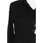 Klassische Bluse von tamaris, in der Farbe Schwarz, aus Viskose, andere Perspektive, Vorschaubild