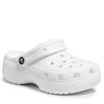 Pantolette von Crocs, in der Farbe Weiss, aus Gummi, andere Perspektive, Vorschaubild