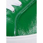 Plateau Sneaker von Waldläufer, in der Farbe Grün, aus Leder, andere Perspektive, Vorschaubild