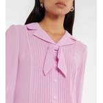 Bluse von Self-Portrait, in der Farbe Rosa, aus Polyester, andere Perspektive, Vorschaubild