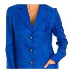 Blazer von Emporio Armani, in der Farbe Blau, aus Polyester, andere Perspektive, Vorschaubild