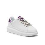 Sneaker von Just Cavalli, in der Farbe Weiss, aus Leder, andere Perspektive, Vorschaubild