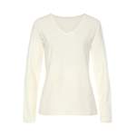 Langarmshirt von Lascana, in der Farbe Beige, aus Baumwolle, andere Perspektive, Vorschaubild