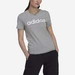 T-Shirt von Adidas, in der Farbe Grau, aus Baumwolle, andere Perspektive, Vorschaubild