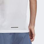 Laufshirt von Adidas, in der Farbe Weiss, aus Polyester, andere Perspektive, Vorschaubild