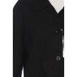 Klassische Bluse von sandwich_, in der Farbe Schwarz, aus Baumwolle, andere Perspektive, Vorschaubild