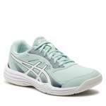 Tennisschuhe von ASICS, in der Farbe Weiss, aus Leder, andere Perspektive, Vorschaubild