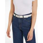 Ledergürtel von Calvin Klein, in der Farbe Weiss, aus Jeans, andere Perspektive, Vorschaubild