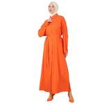 Maxikleid von ARMİNE, in der Farbe Orange, andere Perspektive, Vorschaubild