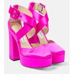 Plateaupump von Jimmy Choo, in der Farbe Rosa, aus Textil, Vorschaubild