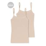 Tops & Unterhemde von Schiesser, in der Farbe Beige, aus Polyester, andere Perspektive, Vorschaubild