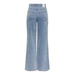 Weite Jeans von Pieces, in der Farbe Blau, aus Baumwolle, andere Perspektive, Vorschaubild