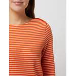 Shirt von MORE & MORE, in der Farbe Orange, aus Polyester, andere Perspektive, Vorschaubild