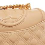 Portemonnaie von TORY BURCH, in der Farbe Beige, aus Leder, andere Perspektive, Vorschaubild