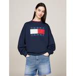 Sweatshirt von Tommy Jeans, in der Farbe Weiss, andere Perspektive, Vorschaubild