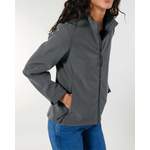 Softshelljacke von YTWOO, in der Farbe Grau, aus Polyester, andere Perspektive, Vorschaubild