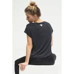 T-Shirt von Kismet Yogastyle, in der Farbe Grau, aus Elasthan, andere Perspektive, Vorschaubild