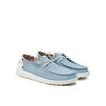 Sneaker von Hey Dude, in der Farbe Blau, aus Textil, andere Perspektive, Vorschaubild