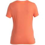 T-Shirt von Icebreaker, in der Farbe Orange, aus Wolle, andere Perspektive, Vorschaubild