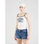 Tanktop von Superdry, in der Farbe Weiss, aus Jersey, andere Perspektive, Vorschaubild