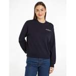 Sweatshirt von Tommy Hilfiger, in der Farbe Weiss, andere Perspektive, Vorschaubild