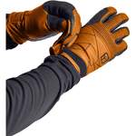 Handschuhe von Ortovox, in der Farbe Orange, aus Leder, andere Perspektive, Vorschaubild