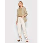 Blusenblazer von Pieces, in der Farbe Beige, aus Polyester, andere Perspektive, Vorschaubild