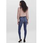 High Waist Jeans von Vero Moda, in der Farbe Blau, aus Baumwolle, andere Perspektive, Vorschaubild