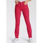 High Waist Jeans von MAC, in der Farbe Rosa, aus Mac, andere Perspektive, Vorschaubild