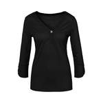 Blusenshirt von Lascana, in der Farbe Schwarz, aus Polyester, andere Perspektive, Vorschaubild