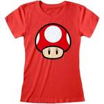 T-Shirt von Nintendo, in der Farbe Rot, andere Perspektive, Vorschaubild