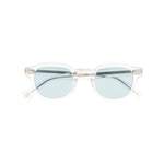 Sonstige Sonnenbrille von Moscot, in der Farbe Blau, andere Perspektive, Vorschaubild