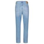 High Waist Jeans von BOSS, in der Farbe Blau, aus Polyester, andere Perspektive, Vorschaubild