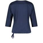 Rundhalsshirt von Gerry Weber, in der Farbe Blau, aus Baumwolle, andere Perspektive, Vorschaubild