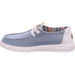 Sneaker von Hey Dude, in der Farbe Blau, aus Textil, andere Perspektive, Vorschaubild