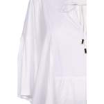 Klassische Bluse von MARINA RINALDI, in der Farbe Weiss, aus Baumwolle, andere Perspektive, Vorschaubild