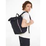 Cityrucksack von Tommy Hilfiger, in der Farbe Blau, aus Polyester, andere Perspektive, Vorschaubild