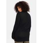 Sonstige Pullover von sheego, in der Farbe Schwarz, aus Baumwolle, andere Perspektive, Vorschaubild