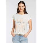 T-Shirt von laura scott, in der Farbe Beige, aus Jersey, andere Perspektive, Vorschaubild